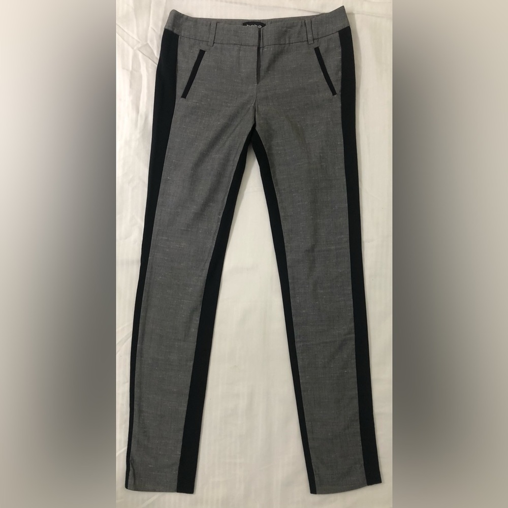 Pants for women size 6, brand bebe. Color gray and black